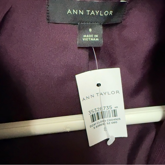 NEW Ann Taylor Mock Neck Patch Pocket Jacket Size 8 - Picture 4 of 5